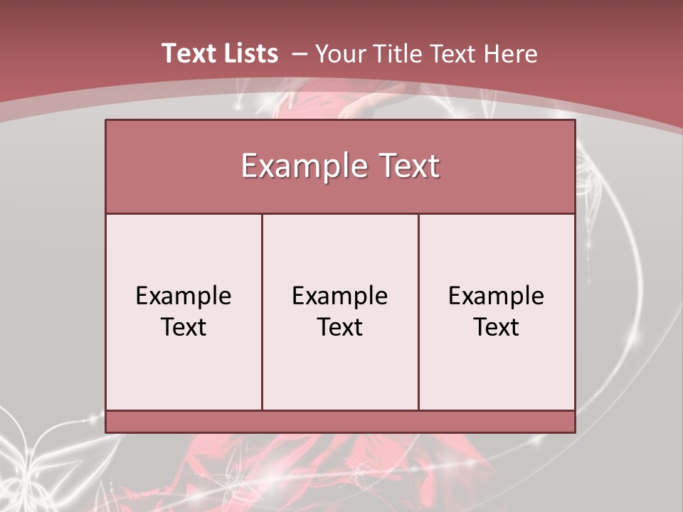 Dress Female Brunette PowerPoint Template