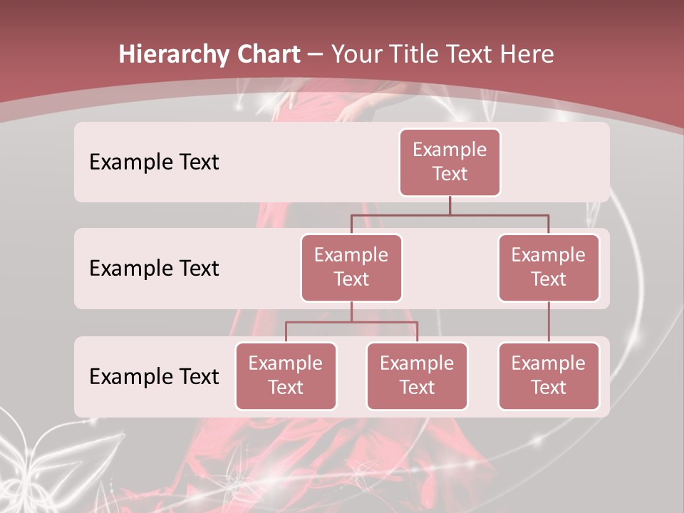 Dress Female Brunette PowerPoint Template
