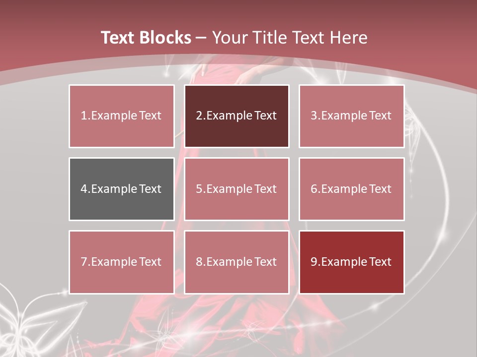 Dress Female Brunette PowerPoint Template