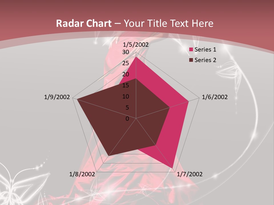Dress Female Brunette PowerPoint Template