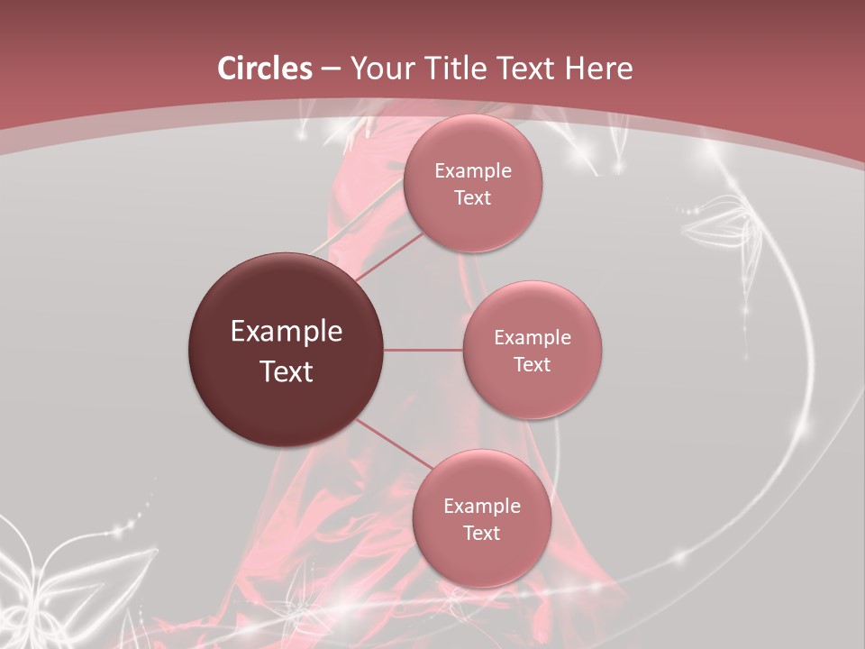 Dress Female Brunette PowerPoint Template