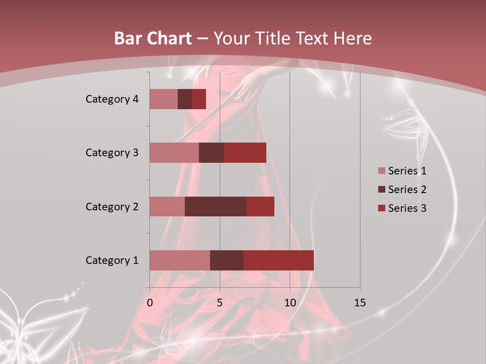 Dress Female Brunette PowerPoint Template