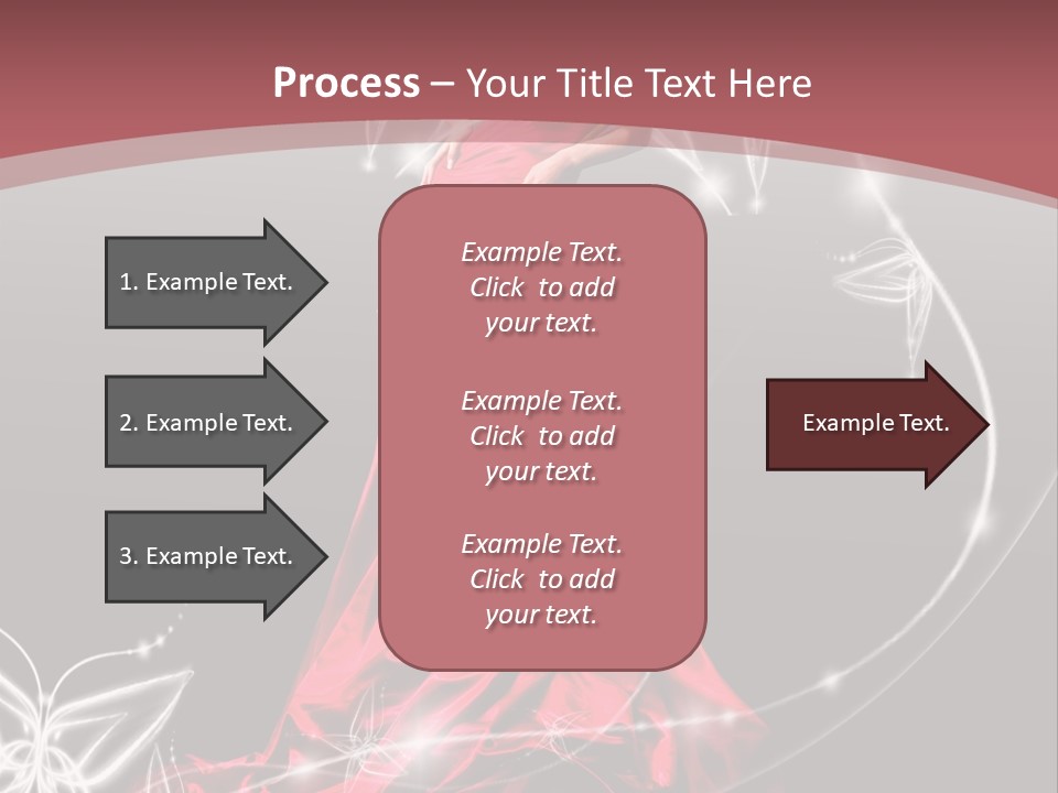 Dress Female Brunette PowerPoint Template