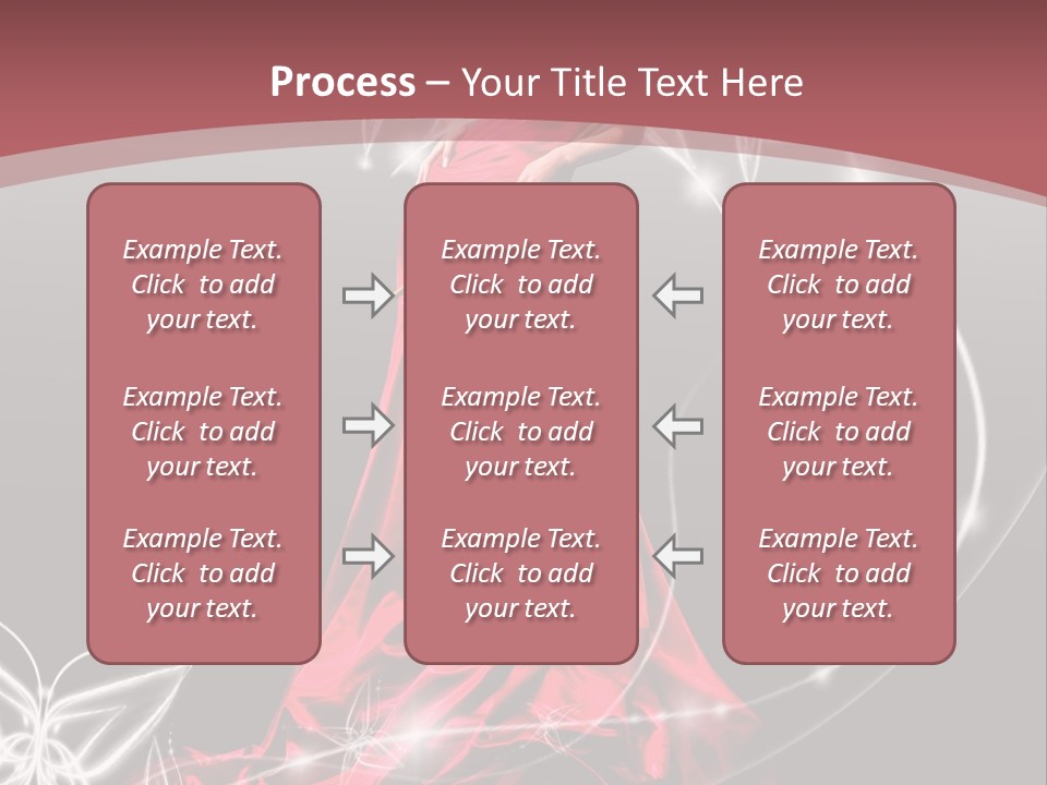 Dress Female Brunette PowerPoint Template