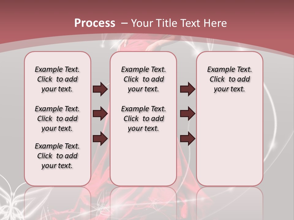 Dress Female Brunette PowerPoint Template