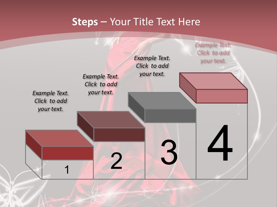 Dress Female Brunette PowerPoint Template