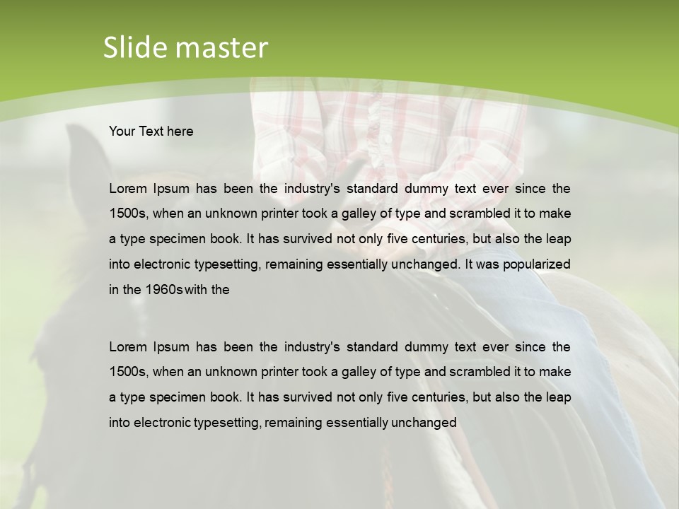 Sport Fun Farm PowerPoint Template