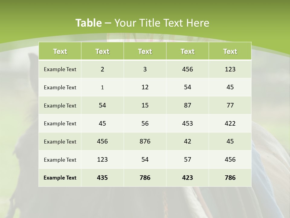 Sport Fun Farm PowerPoint Template