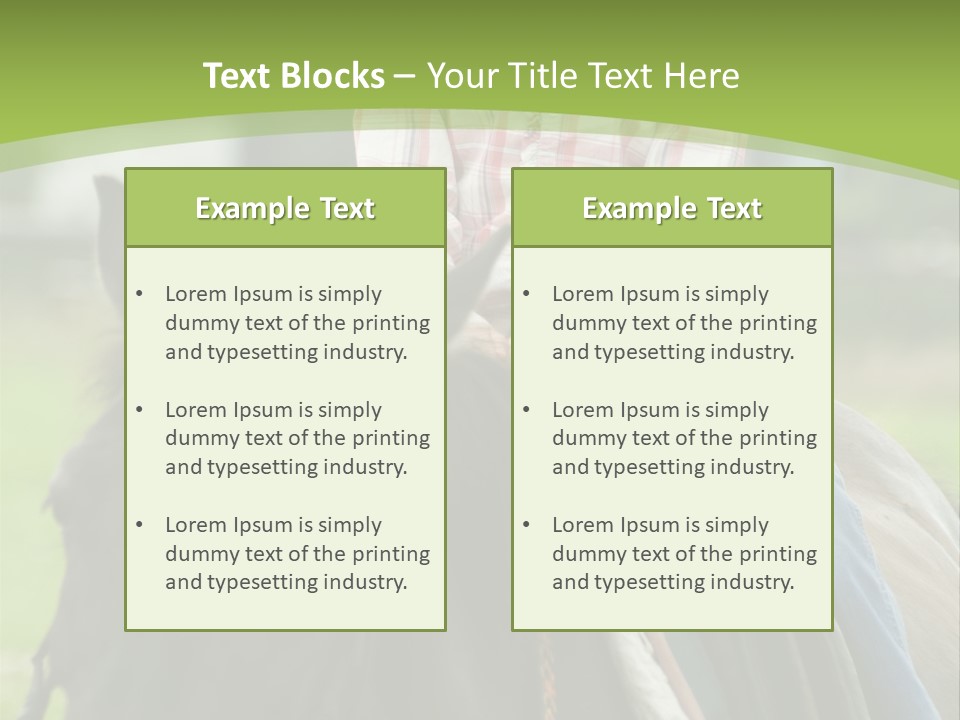 Sport Fun Farm PowerPoint Template
