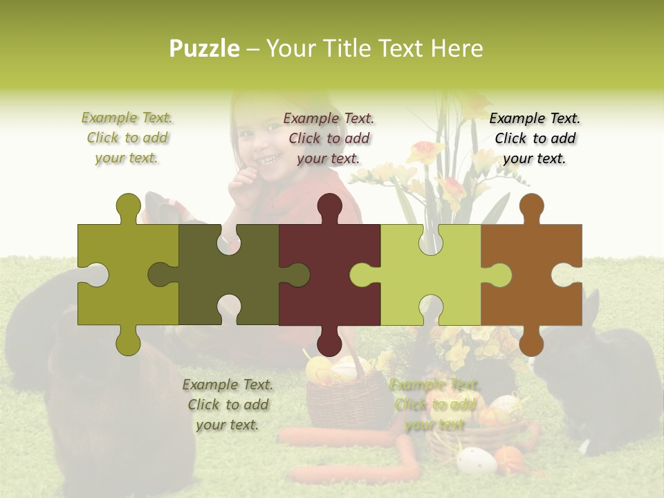 Age Smiling Portrait PowerPoint Template