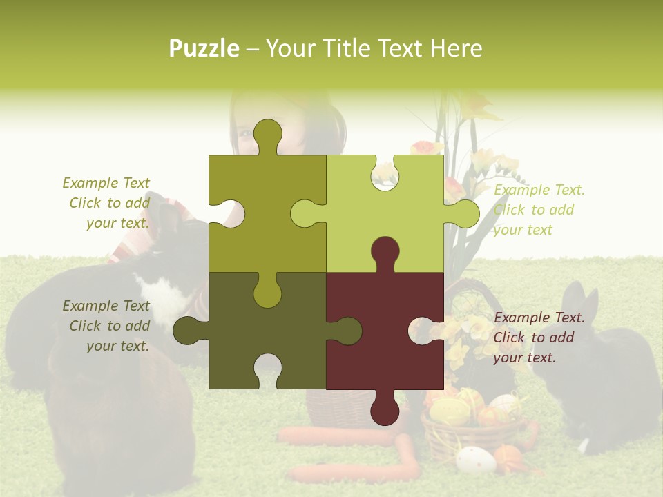 Age Smiling Portrait PowerPoint Template