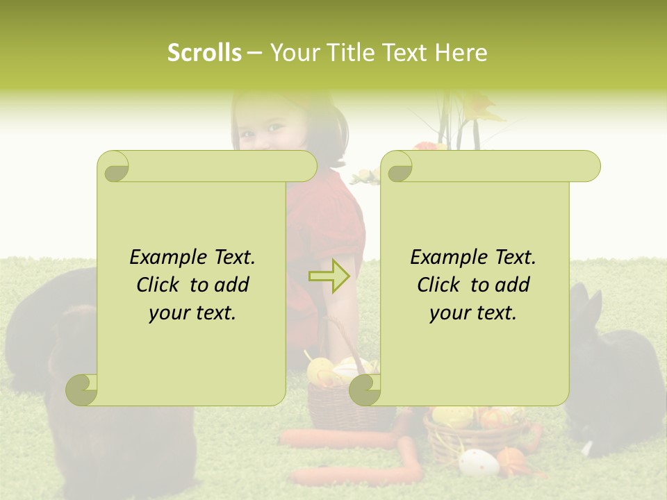 Age Smiling Portrait PowerPoint Template