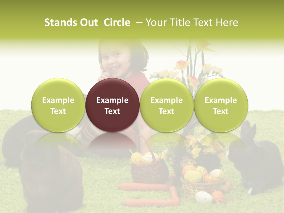 Age Smiling Portrait PowerPoint Template