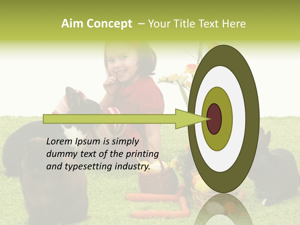 Age Smiling Portrait PowerPoint Template