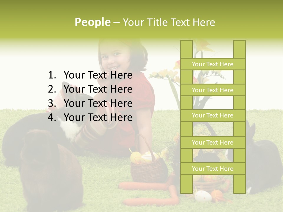 Age Smiling Portrait PowerPoint Template