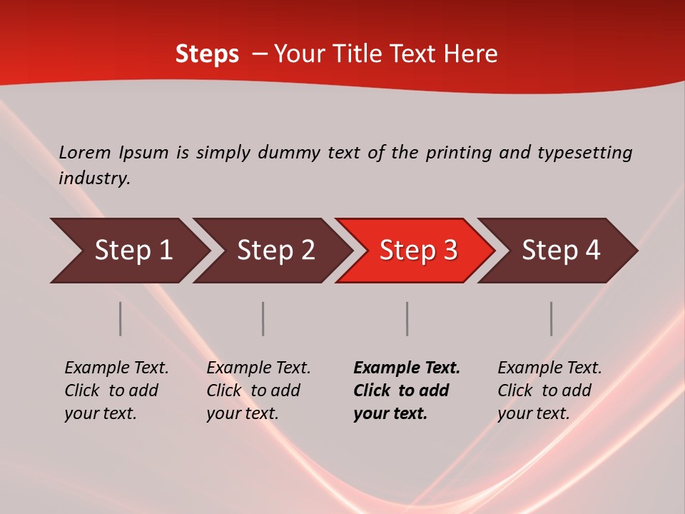 Curve Background Style PowerPoint Template