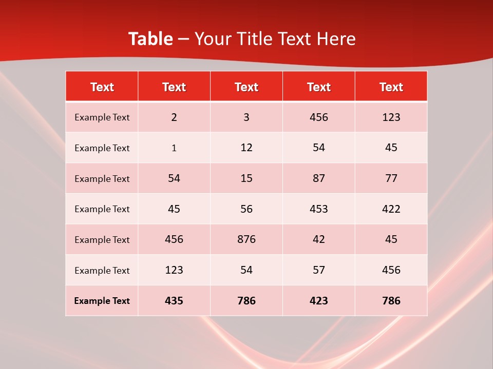 Curve Background Style PowerPoint Template