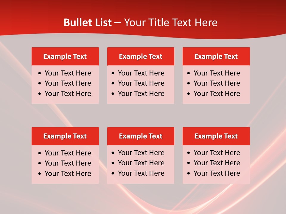 Curve Background Style PowerPoint Template