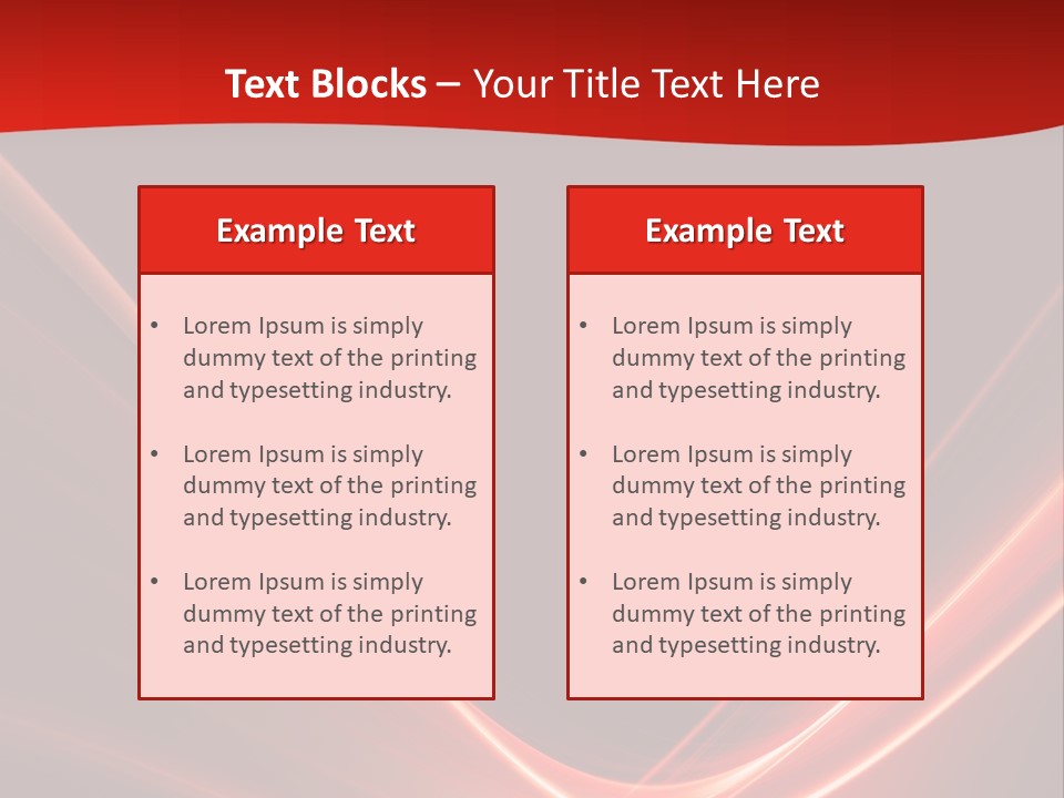 Curve Background Style PowerPoint Template