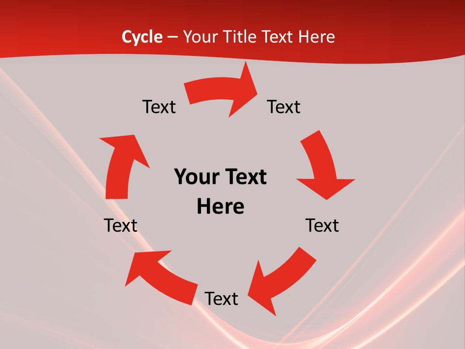 Curve Background Style PowerPoint Template