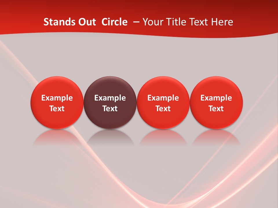 Curve Background Style PowerPoint Template