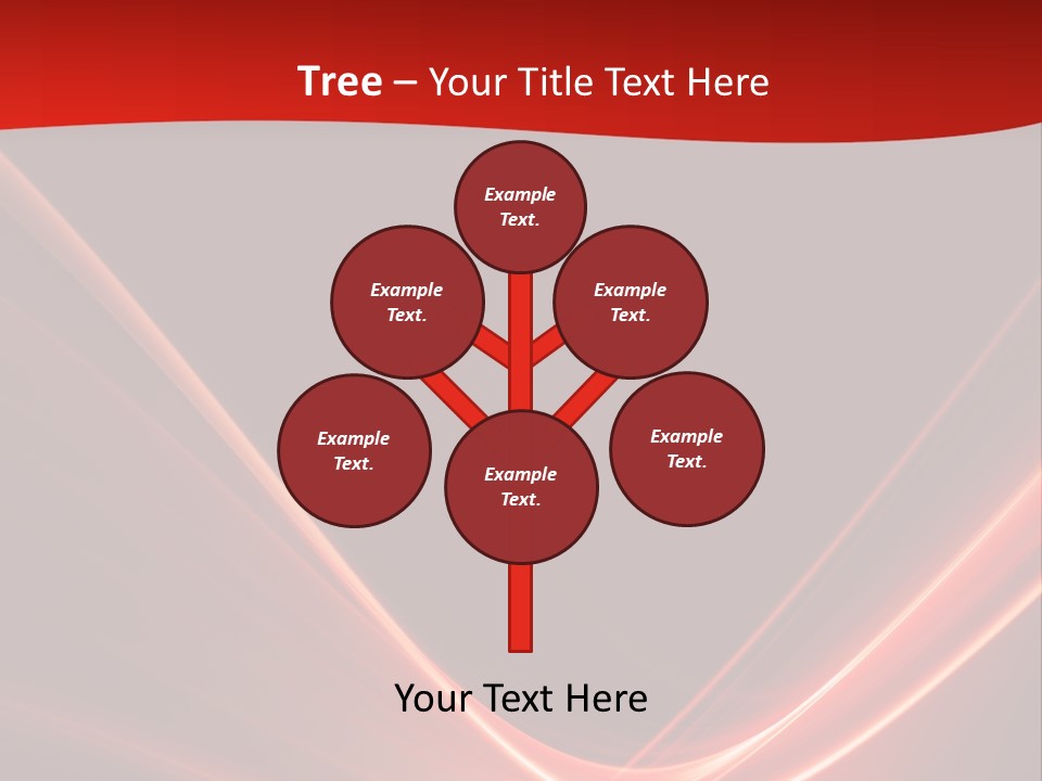 Curve Background Style PowerPoint Template