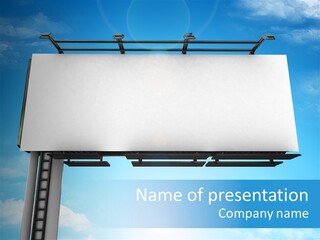 Publicity Promotion Sign PowerPoint Template