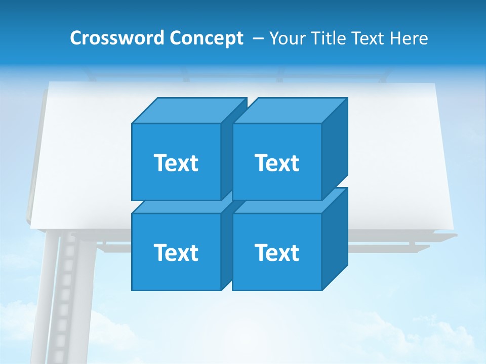 Publicity Promotion Sign PowerPoint Template