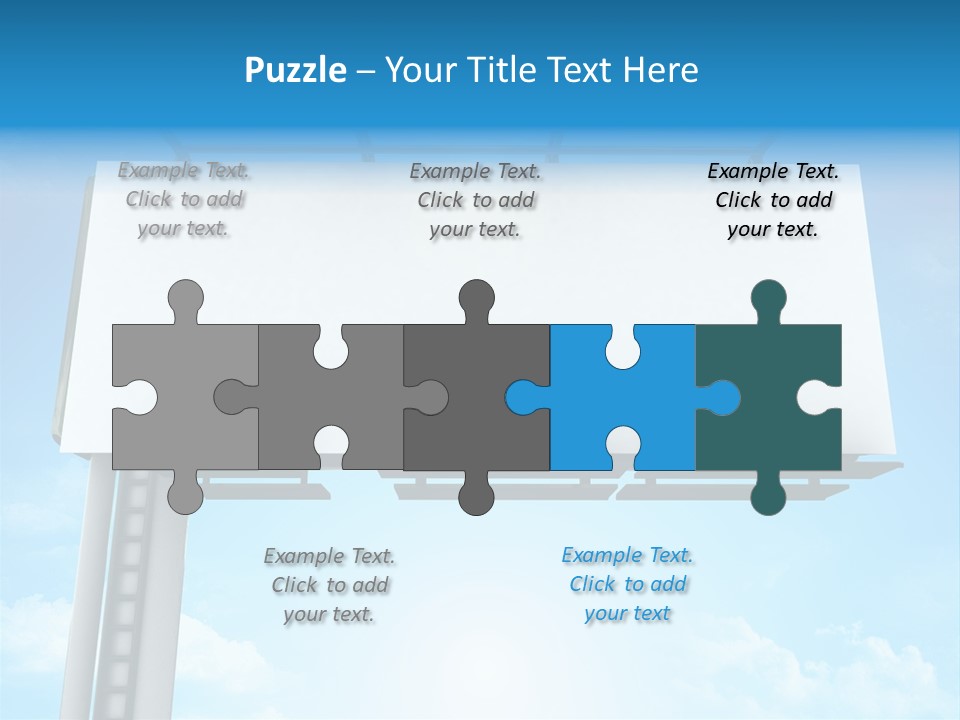 Publicity Promotion Sign PowerPoint Template