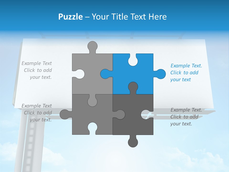 Publicity Promotion Sign PowerPoint Template