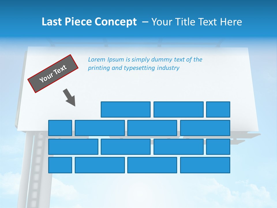 Publicity Promotion Sign PowerPoint Template