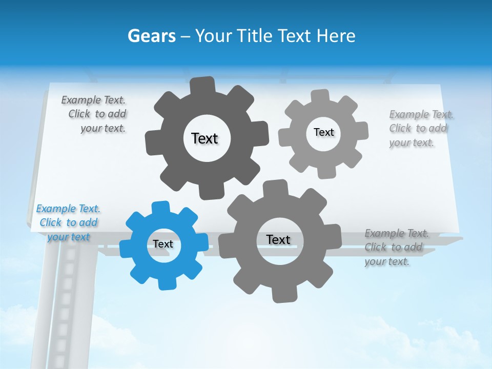 Publicity Promotion Sign PowerPoint Template