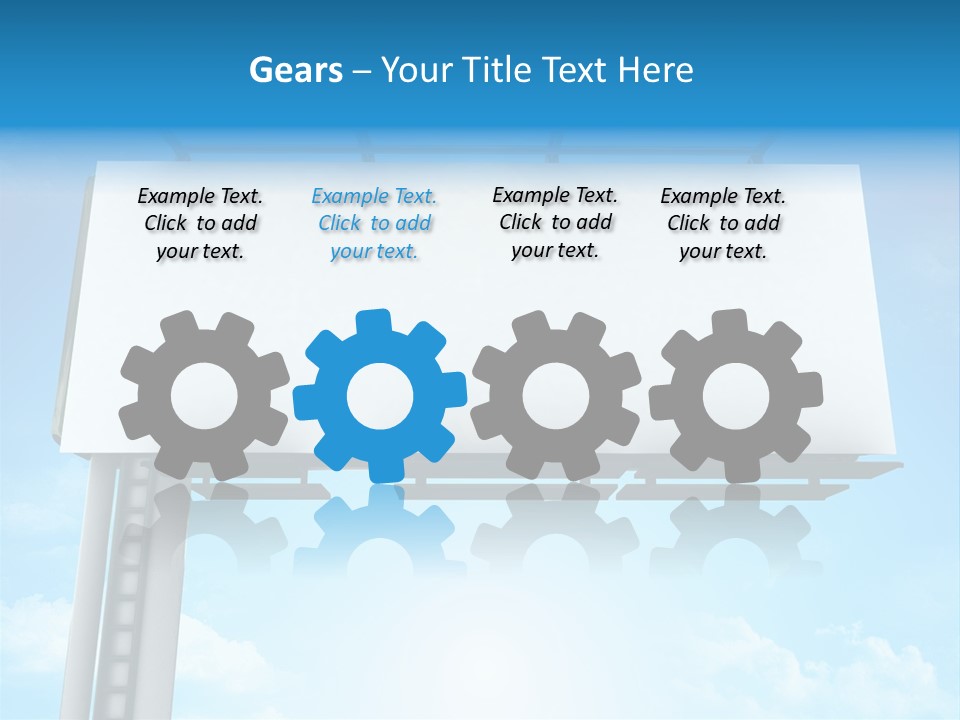 Publicity Promotion Sign PowerPoint Template