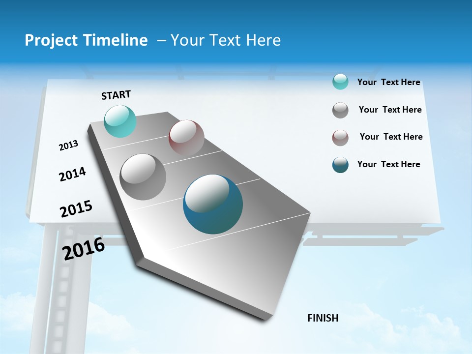 Publicity Promotion Sign PowerPoint Template