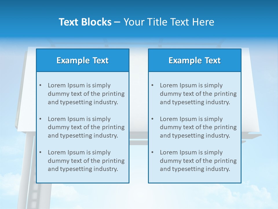 Publicity Promotion Sign PowerPoint Template