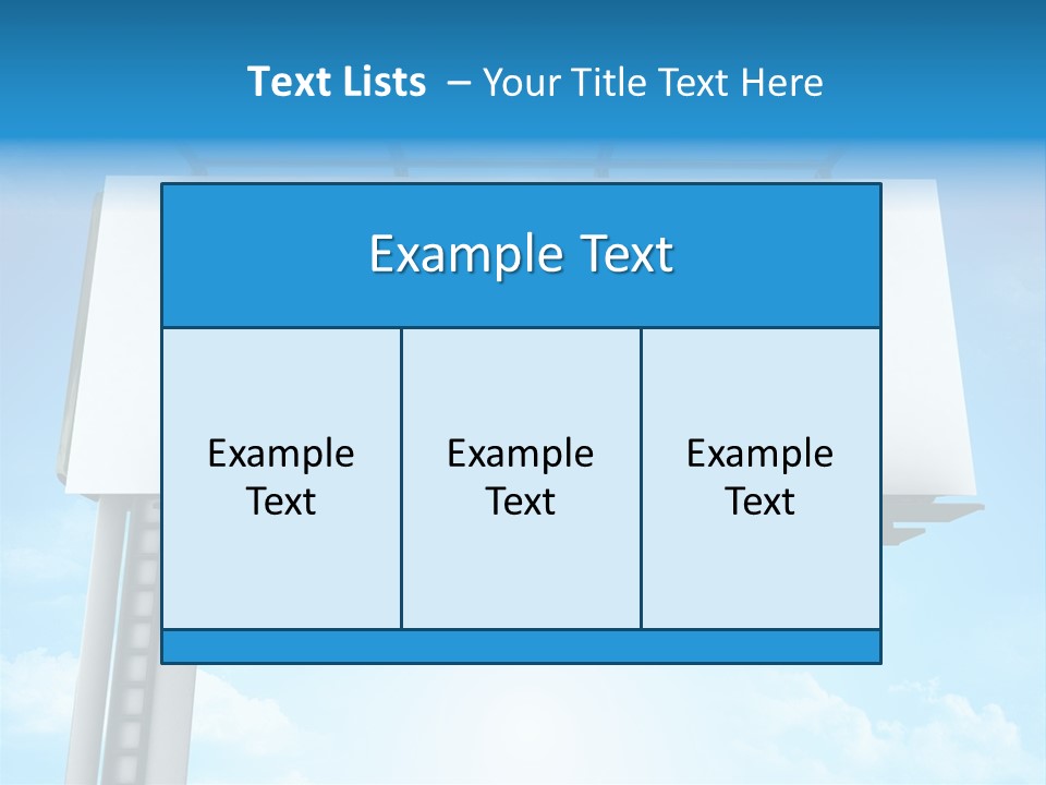 Publicity Promotion Sign PowerPoint Template
