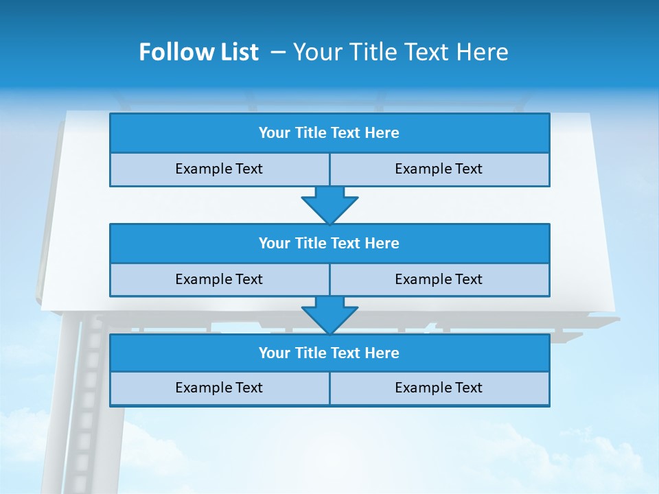 Publicity Promotion Sign PowerPoint Template