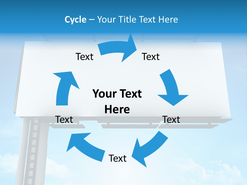 Publicity Promotion Sign PowerPoint Template