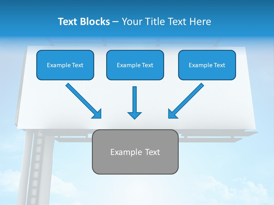 Publicity Promotion Sign PowerPoint Template