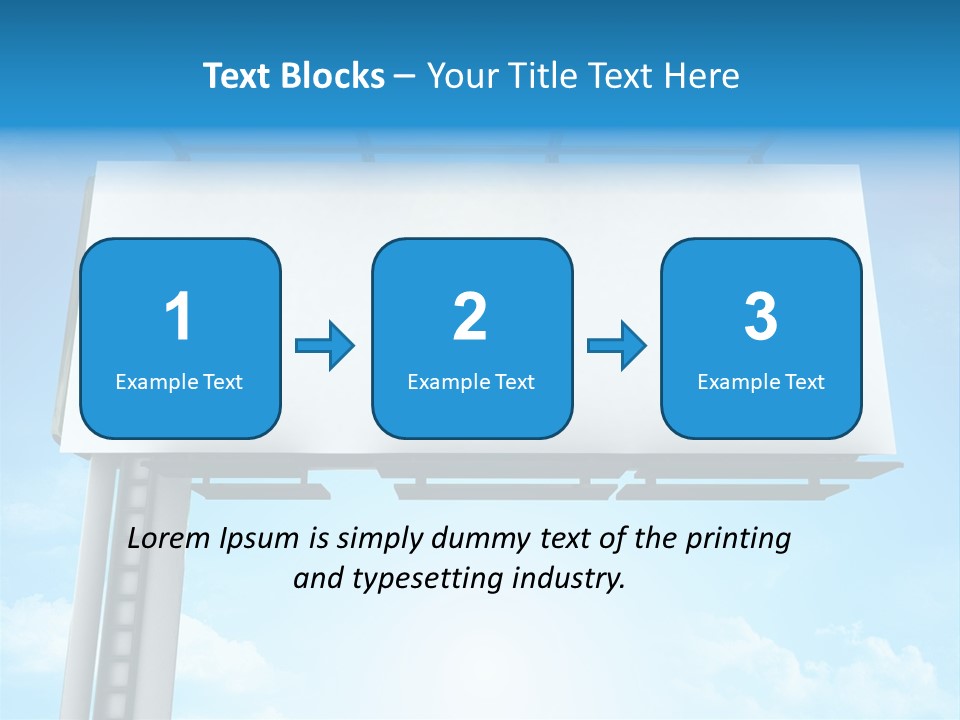 Publicity Promotion Sign PowerPoint Template