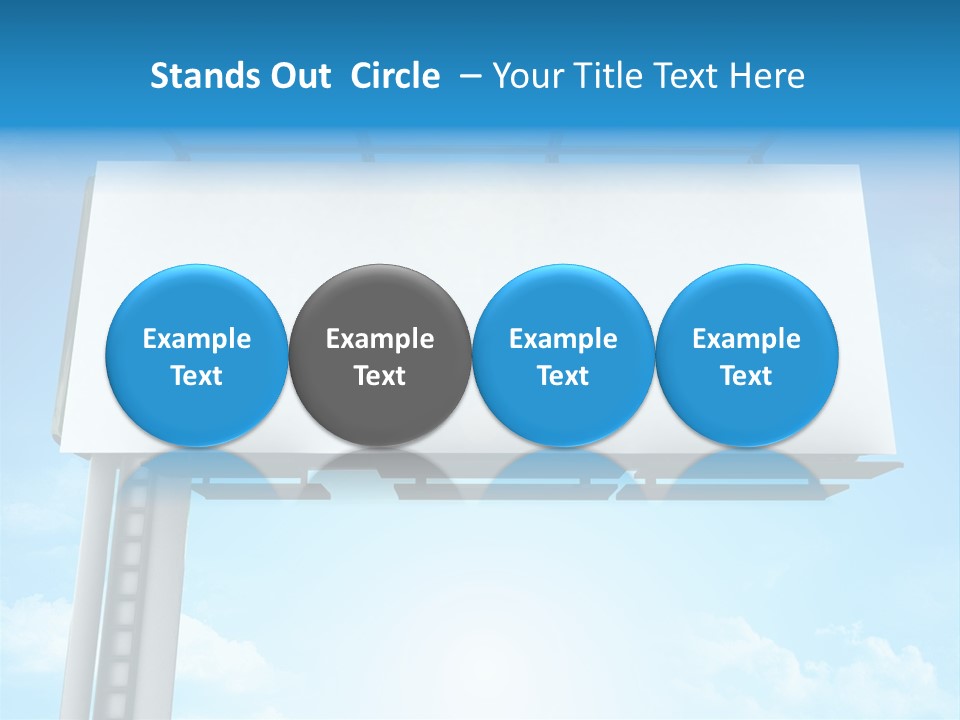 Publicity Promotion Sign PowerPoint Template