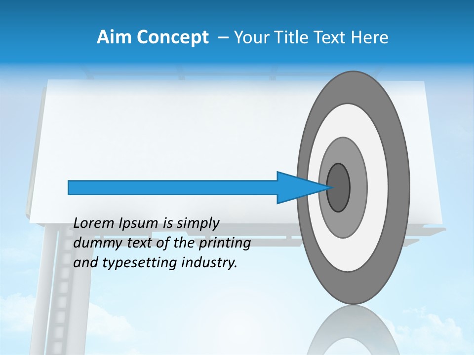 Publicity Promotion Sign PowerPoint Template