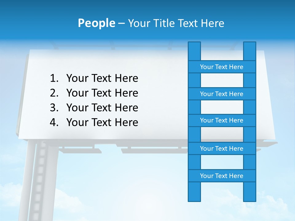 Publicity Promotion Sign PowerPoint Template