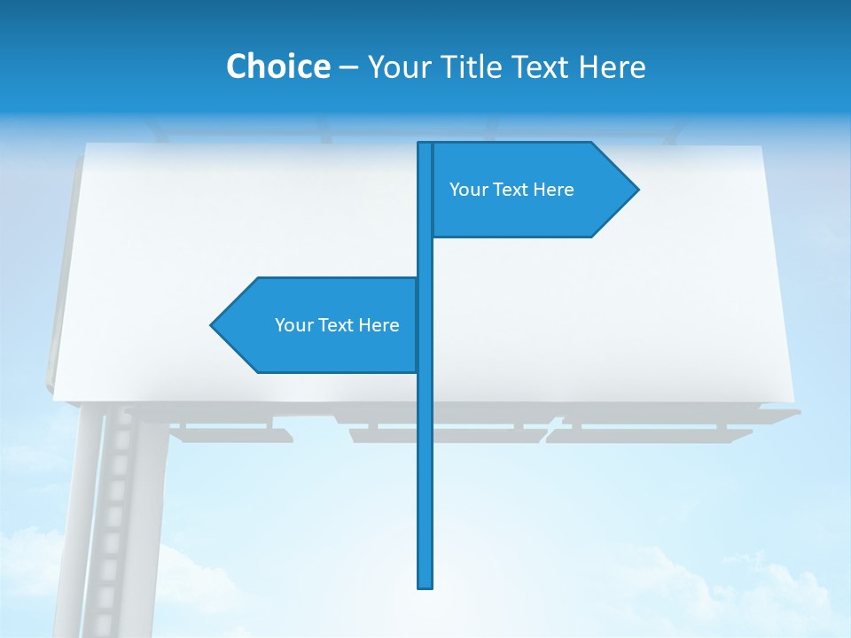 Publicity Promotion Sign PowerPoint Template