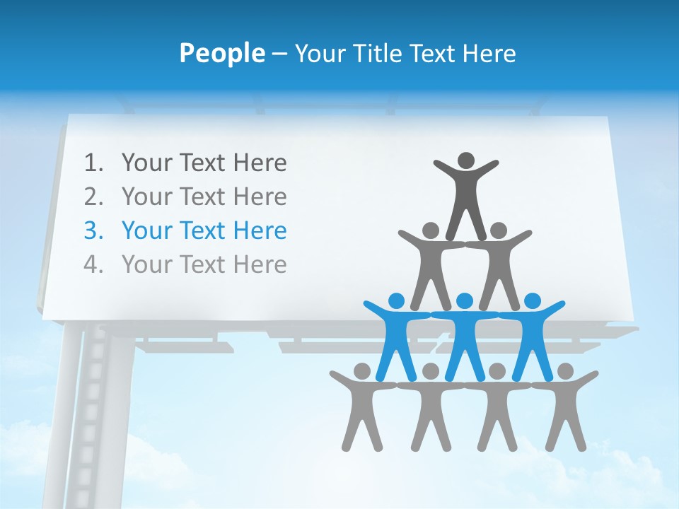 Publicity Promotion Sign PowerPoint Template