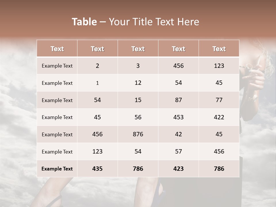Skincare Style Clothes PowerPoint Template