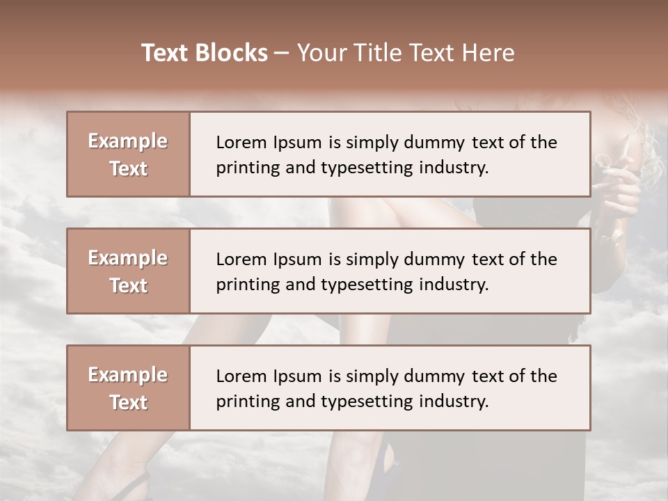 Skincare Style Clothes PowerPoint Template