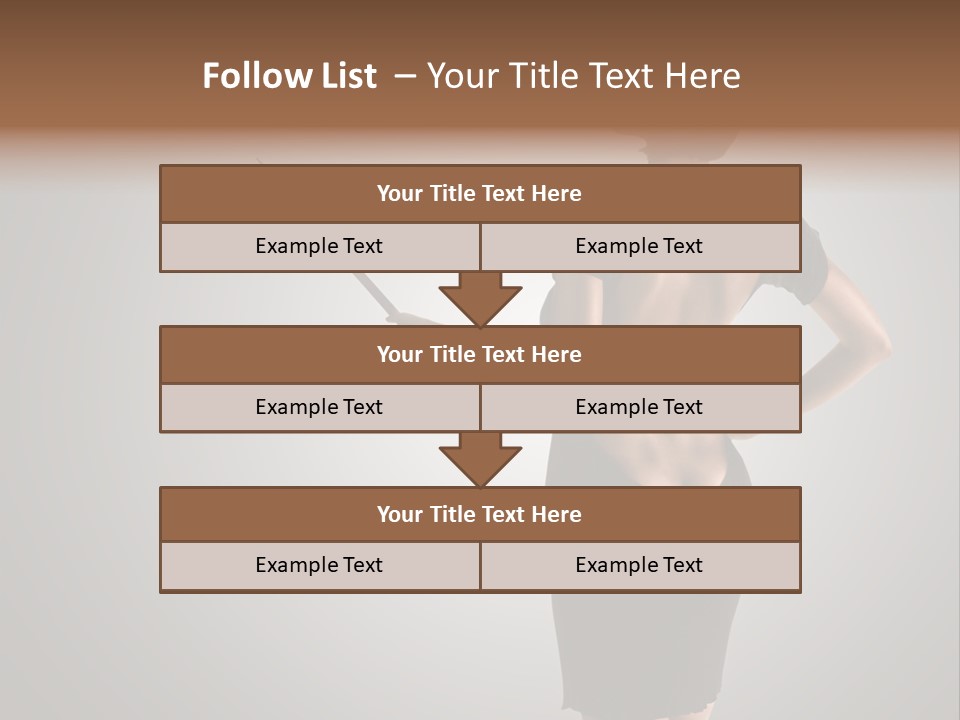 Scholastic Girl Female PowerPoint Template
