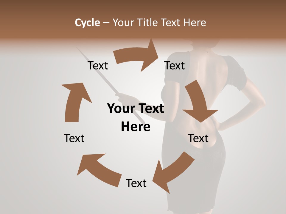 Scholastic Girl Female PowerPoint Template