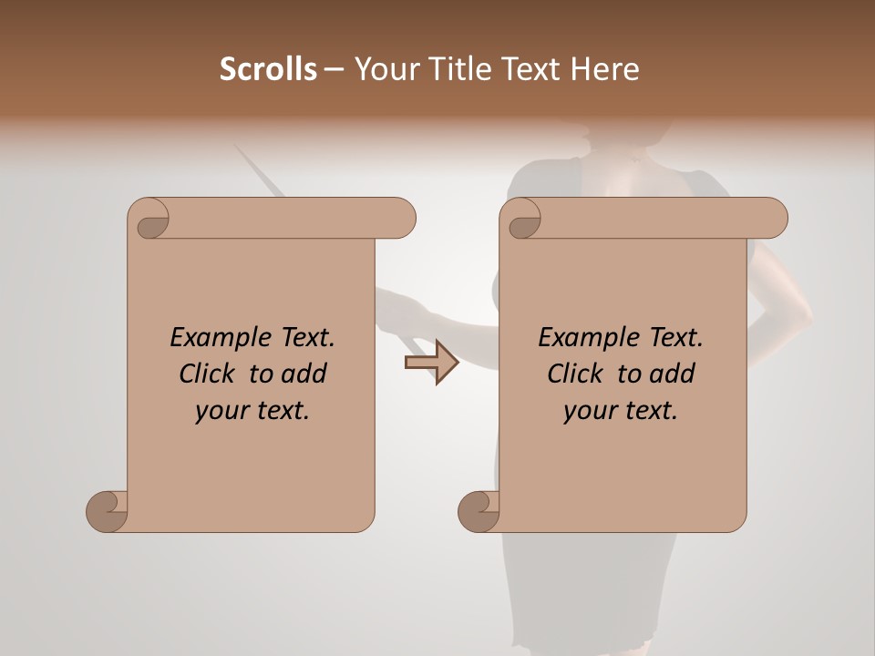 Scholastic Girl Female PowerPoint Template